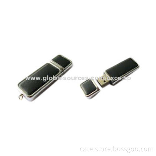 2/4/8/16GB USB Flash Drive with Leather Housing